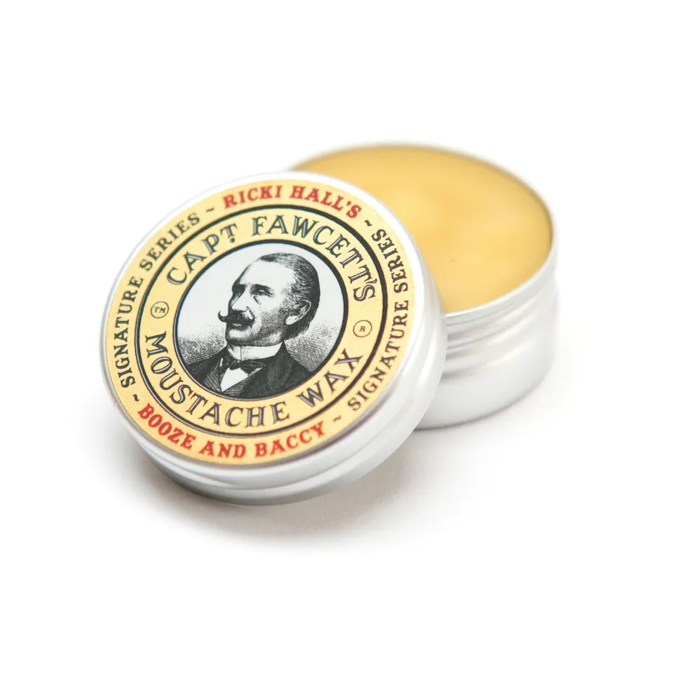captain-fawcett-booze-baccy-cire-moustache-fixation-forte-parfum-rhum-tabac-et-c image 1