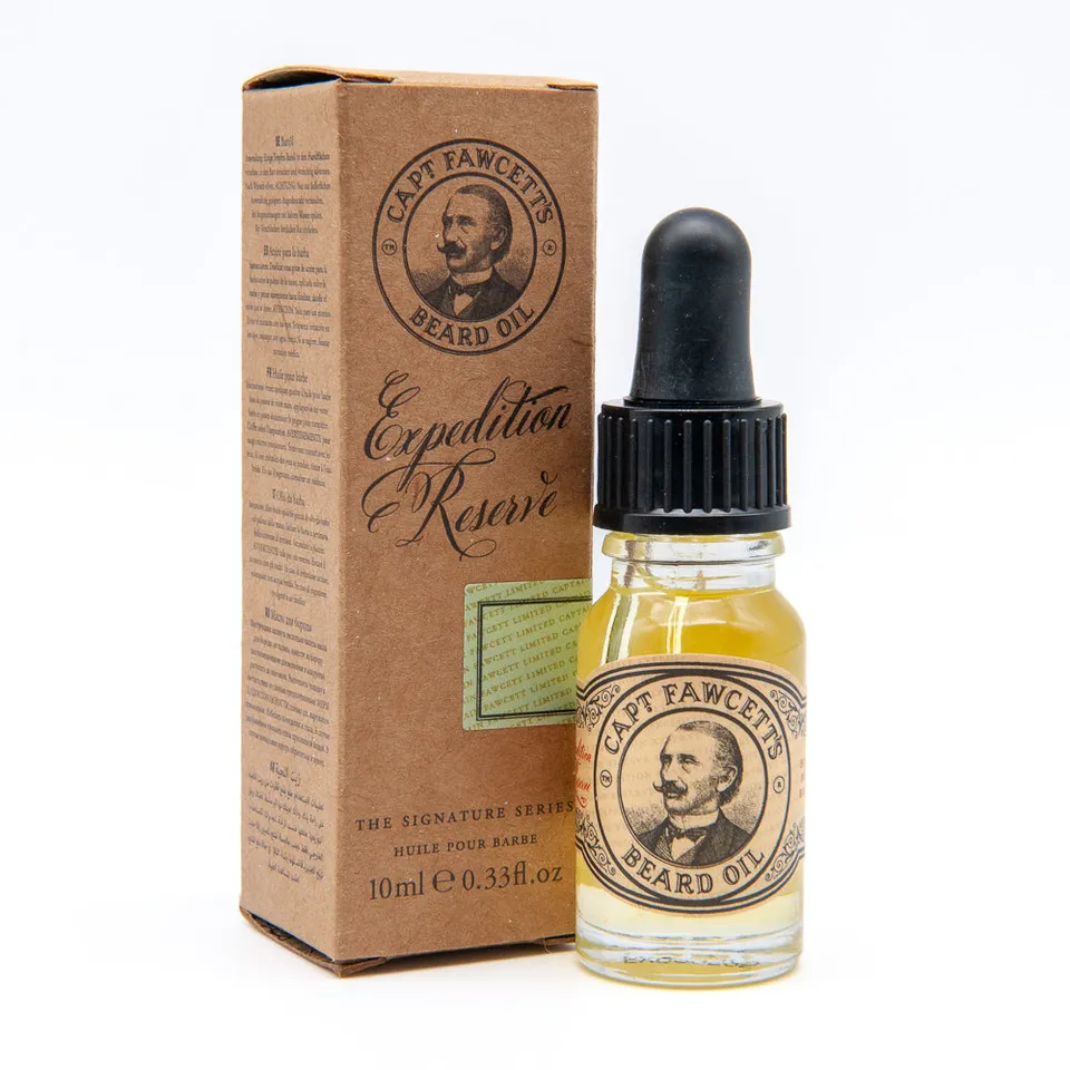 captain-fawcett-expedition-reserve-beard-oil-10-ml-huile-barbe-format-voyage-boi image 1