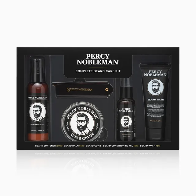 percy-nobleman-complete-beard-care-kit-coffret-complet-soin-barbe-wash-softener- image 1