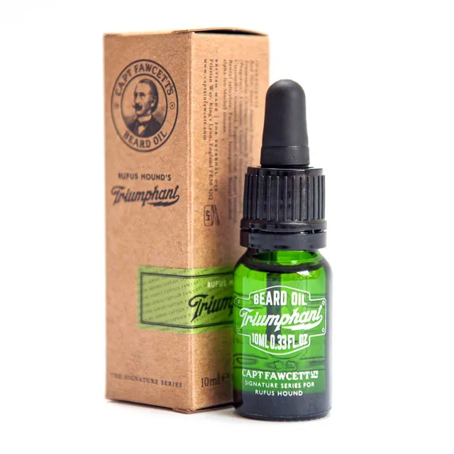 captain-fawcett-triumphant-beard-oil-10-ml-huile-barbe-format-voyage-inspir-e-pa image 1