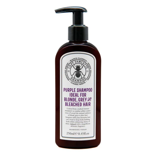 captain-fawcett-bianco-classico-purple-shampoo-shampooing-violet-anti-jaune-chev image 1