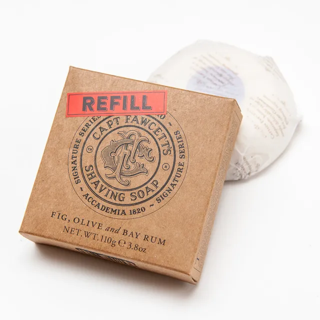 captain-fawcett-scapicchio-shaving-soap-refill-recharge-savon-raser-figue-olive- image 1
