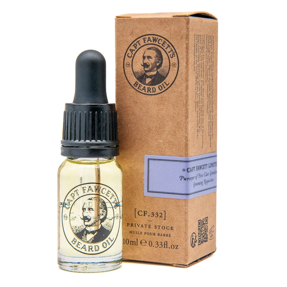 captain-fawcett-private-stock-huile-de-barbe-10-ml-huile-nourrissante-format-voy image 1