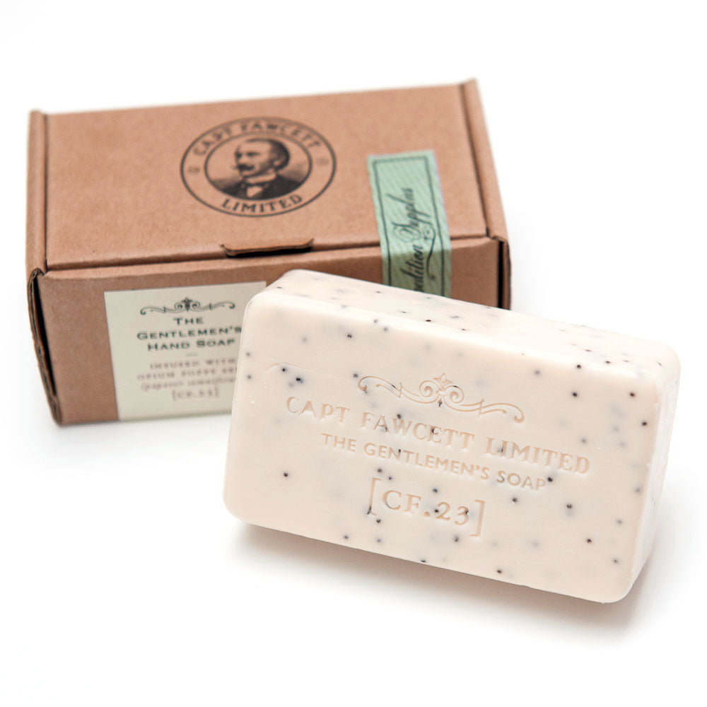 captain-fawcett-the-gentleman-s-soap-cf-23-savon-exfoliant-patchouli-et-c-dre-au image 1
