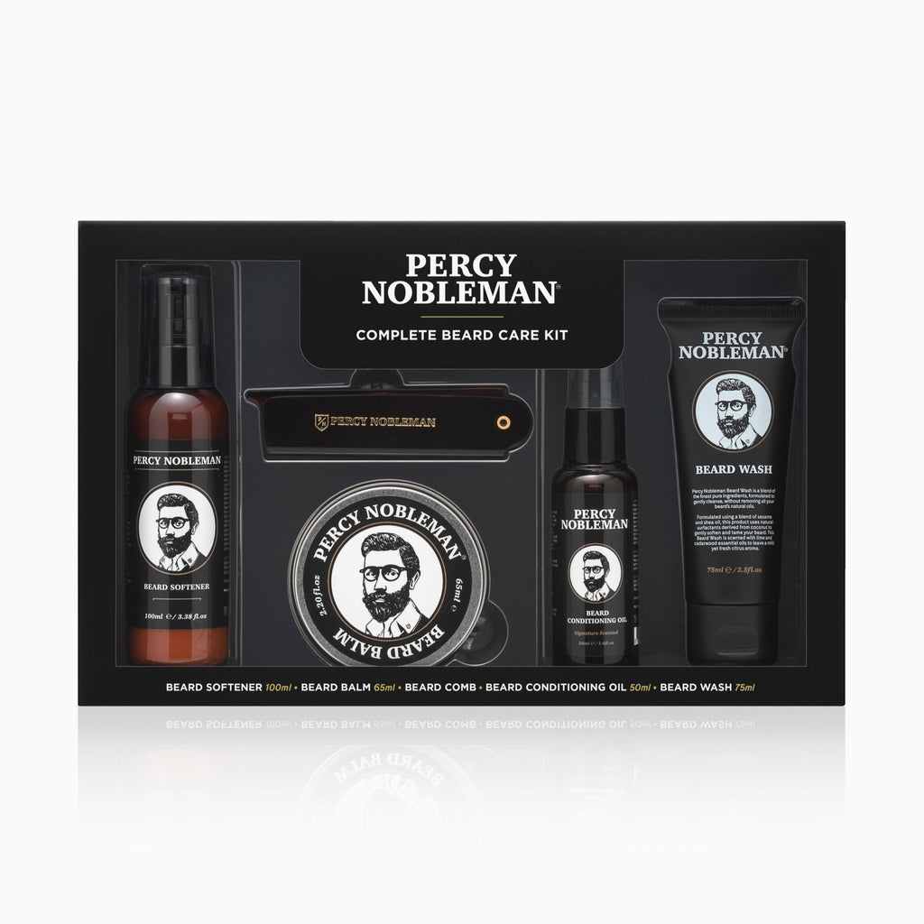 percy-nobleman-complete-beard-care-kit-coffret-complet-soin-barbe-wash-softener- image 1