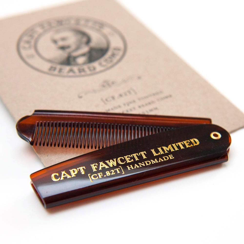 captain-fawcett-folding-pocket-beard-comb-cf-82t-peigne-barbe-pliant-de-poche-fi image 1