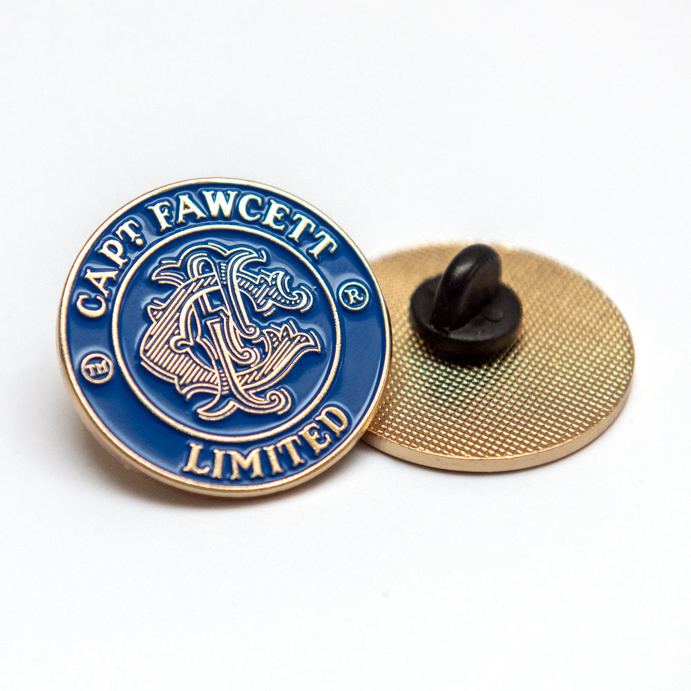 captain-fawcett-mallard-stove-enamel-badge-pin-s-maill-lner-bleu-et-or-collectio image 3