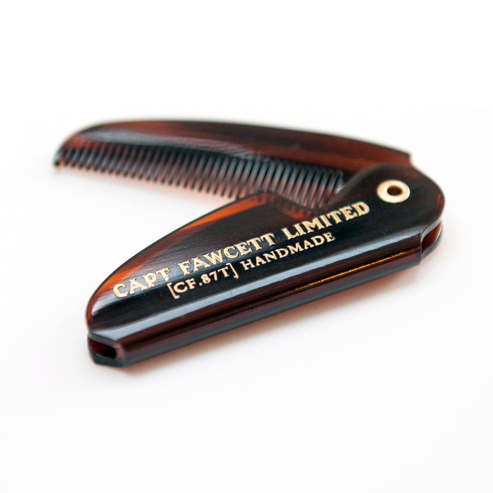 captain-fawcett-folding-pocket-moustache-comb-cf-87t-peigne-moustache-pliant-fin image 1