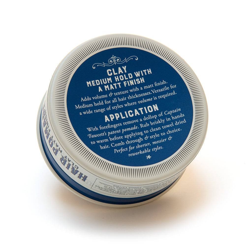 captain-fawcett-clay-pomade-pomade-argile-tenue-medium-fini-mat-cheveux-fins-nor image 5