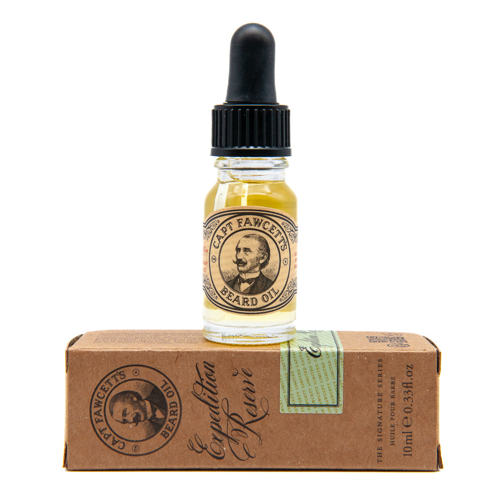 captain-fawcett-expedition-reserve-beard-oil-10-ml-huile-barbe-format-voyage-boi image 3