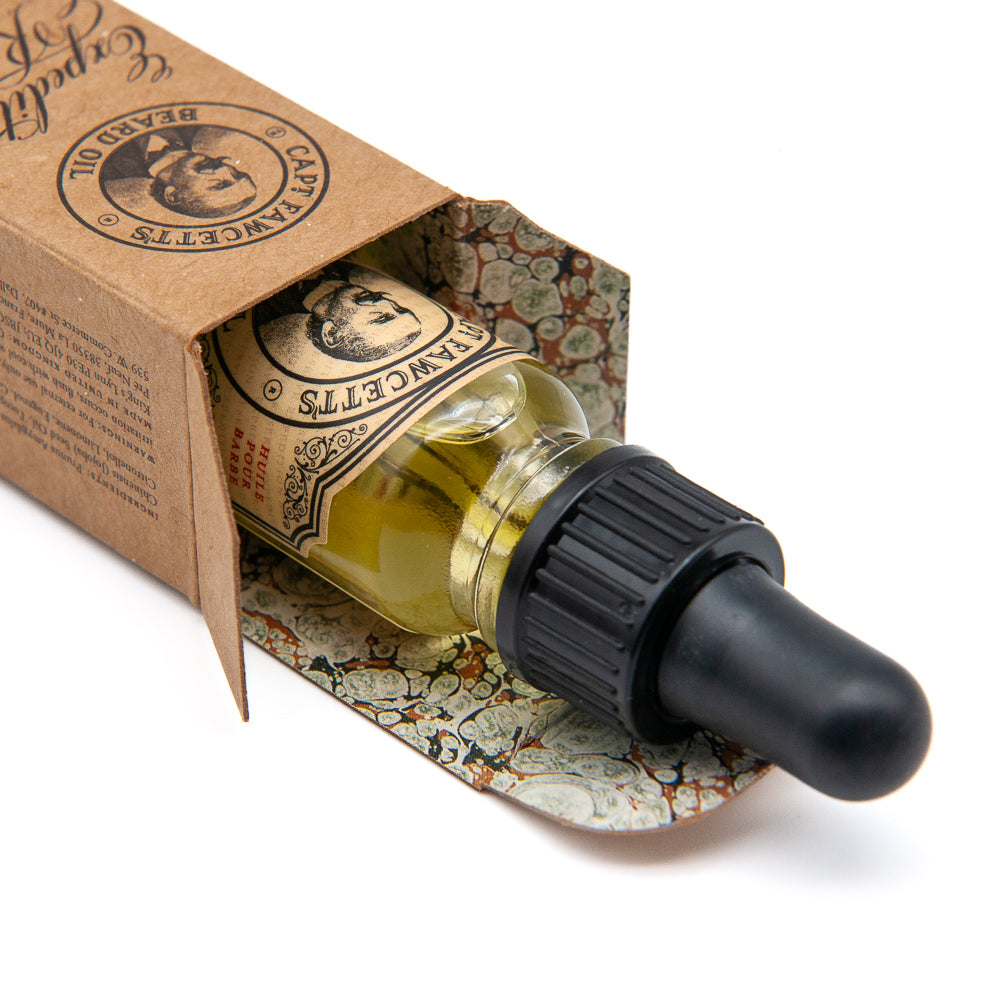 captain-fawcett-expedition-reserve-beard-oil-10-ml-huile-barbe-format-voyage-boi image 2