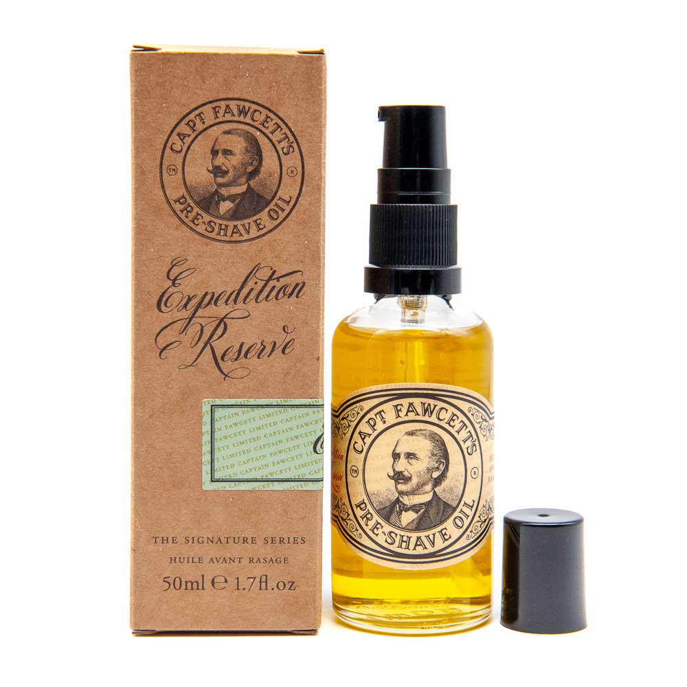 captain-fawcett-expedition-reserve-pre-shave-oil-huile-de-pr-rasage-botanique-po image 1