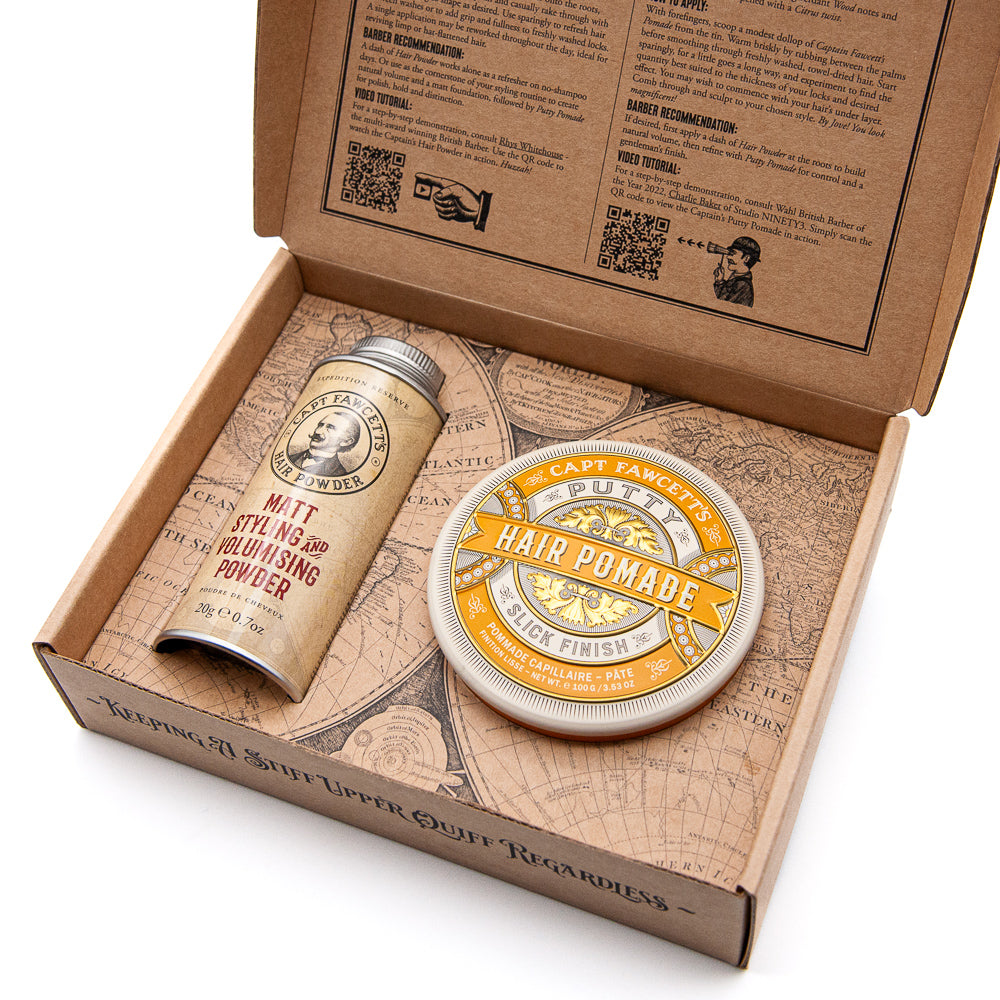 captain-fawcett-hair-couture-gift-set-coffret-coiffant-putty-pomade-poudre-coiff image 4