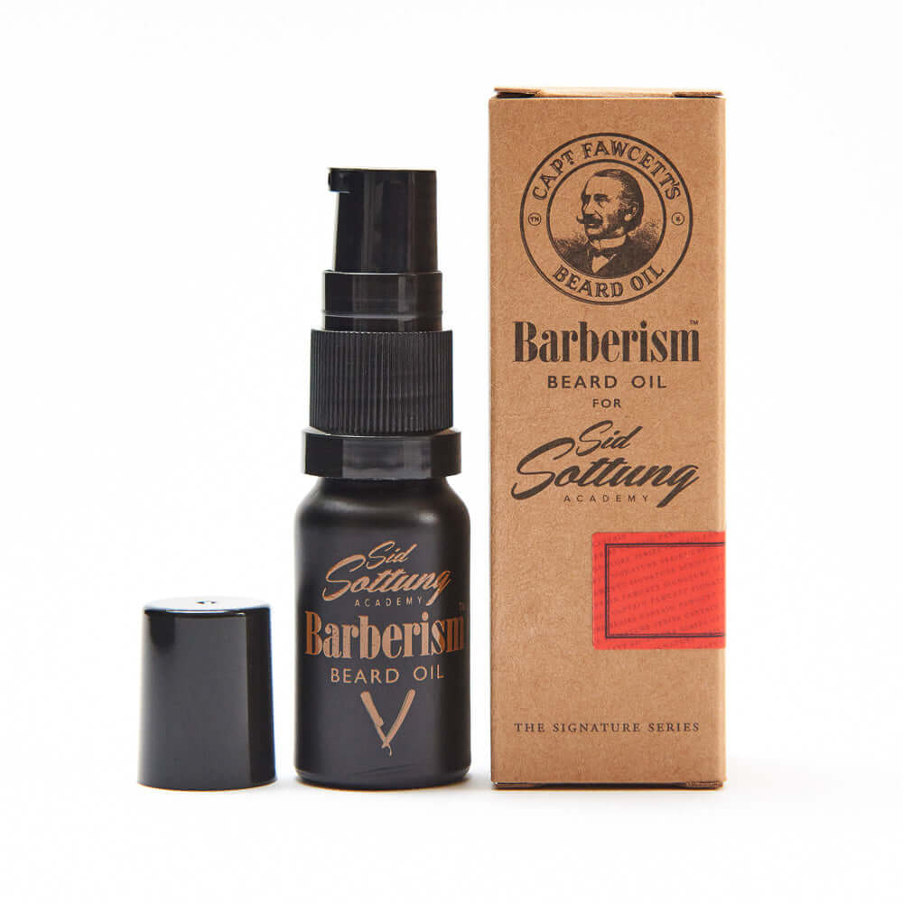 captain-fawcett-barberism-beard-oil-10ml-huile-barbe-format-voyage-de-sid-sottun image 1