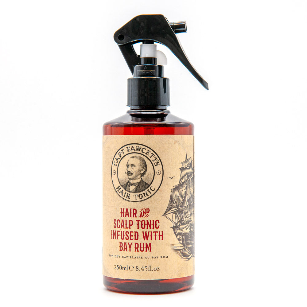 captain-fawcett-bay-rum-hair-tonic-tonique-capillaire-aux-feuilles-de-laurier-in image 1