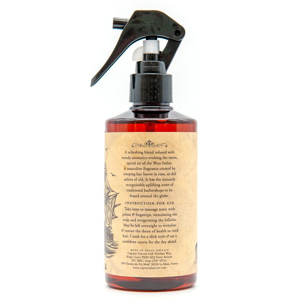 captain-fawcett-bay-rum-hair-tonic-tonique-capillaire-aux-feuilles-de-laurier-in image 2