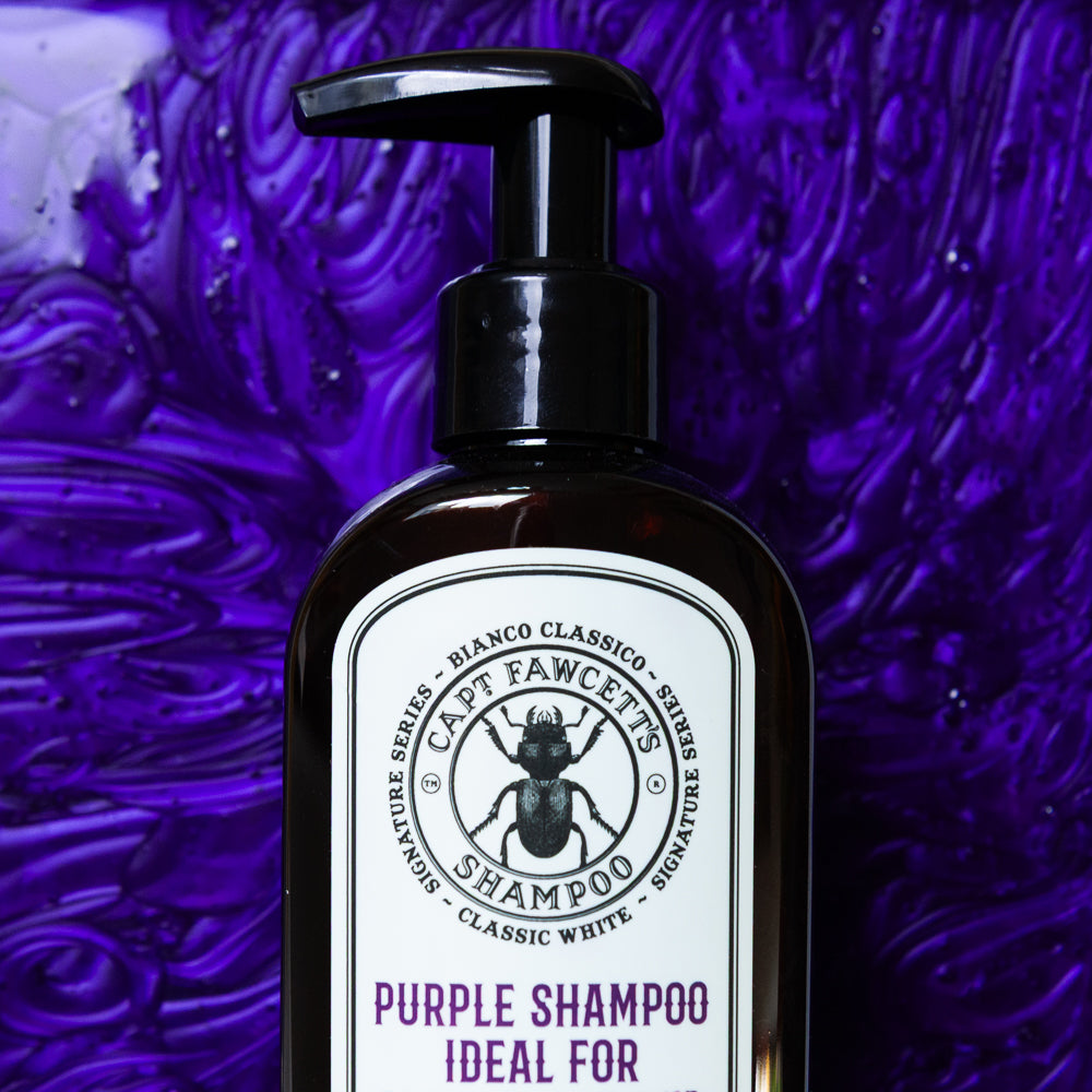 captain-fawcett-bianco-classico-purple-shampoo-shampooing-violet-anti-jaune-chev image 2