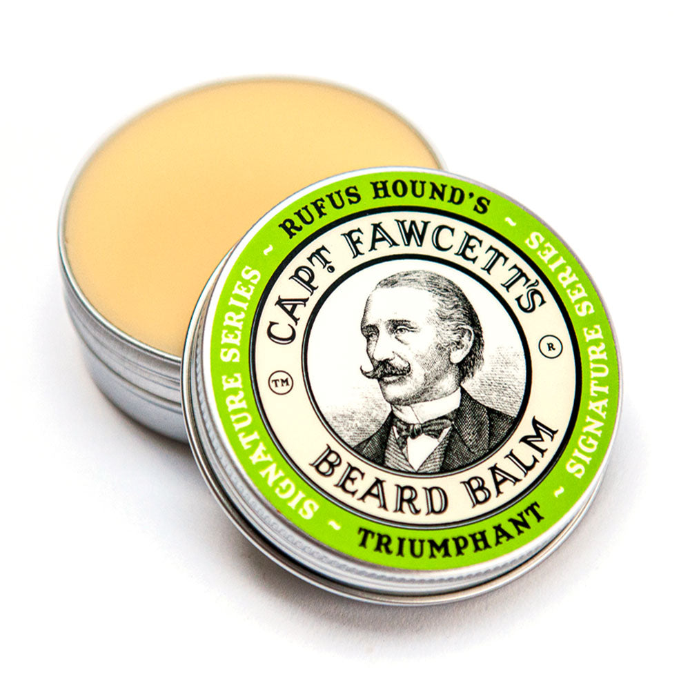 captain-fawcett-triumphant-beard-balm-baume-barbe-nourrissant-rufus-hound-notes- image 2
