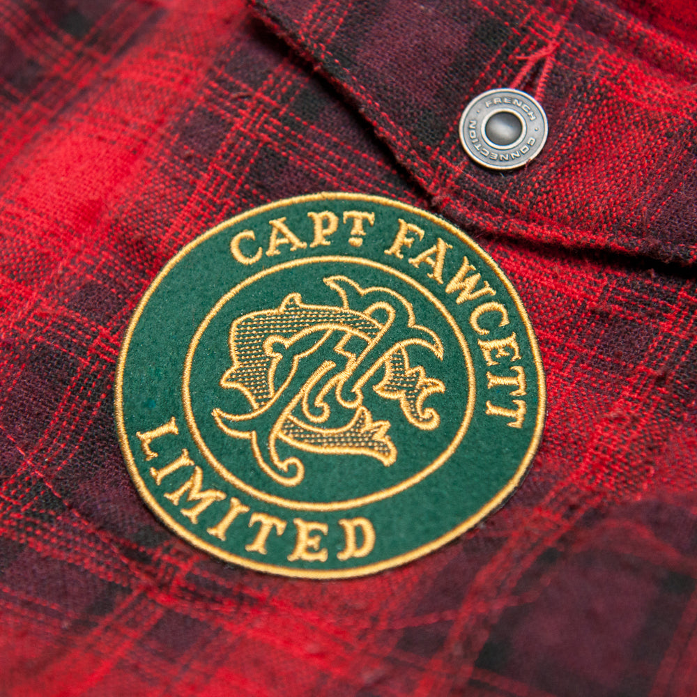 captain-fawcett-embroidered-felt-patch-cusson-brod-monogramme-cf-sur-feutrine-ve image 1