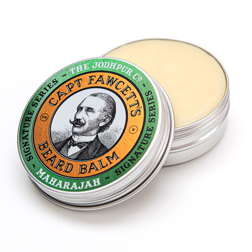 captain-fawcett-maharajah-beard-balm-baume-barbe-collaboraison-the-jodhpur-compa image 1