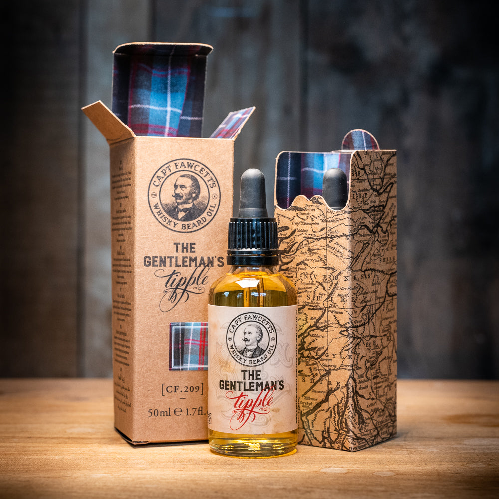 captain-fawcett-whisky-beard-oil-cf-209-huile-barbe-au-whisky-50-ml-amande-douce image 2