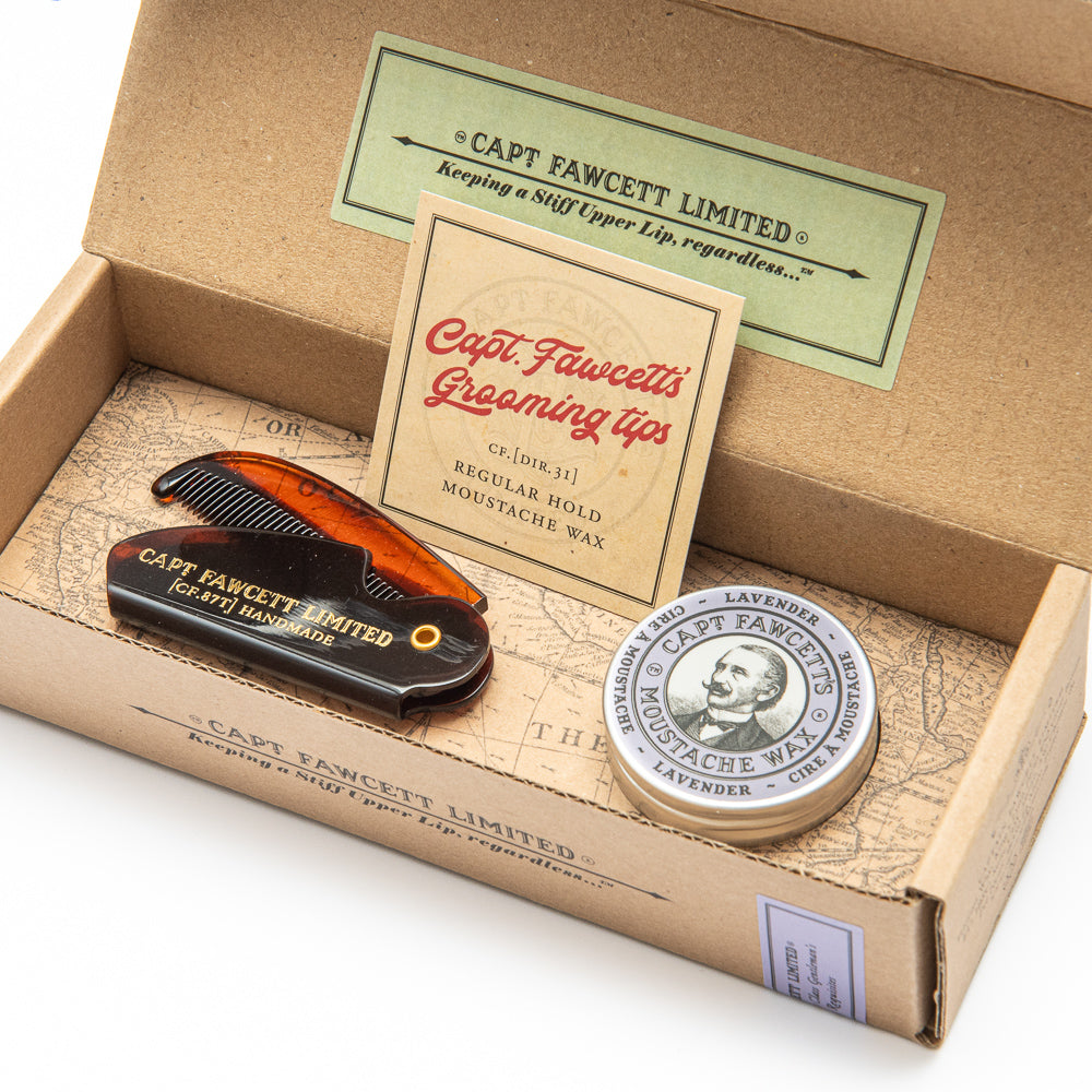 captain-fawcett-moustache-wax-folding-pocket-comb-cf-87t-set-cire-moustache-et-p image 6